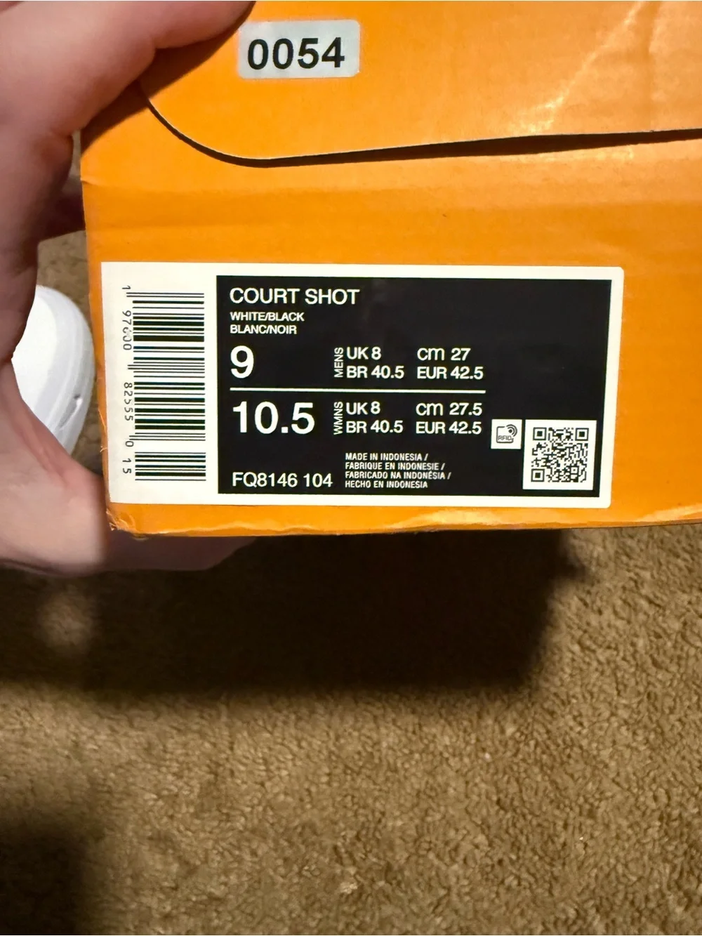 Nike court shot